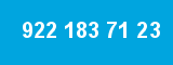 922 183 71 23